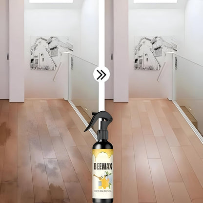 BeeWax Spray Brown Wooden Furniture Cleaner Floor Polishing Shiner-Special offer Buy 1 Get 1 Free. (Pack of 2)