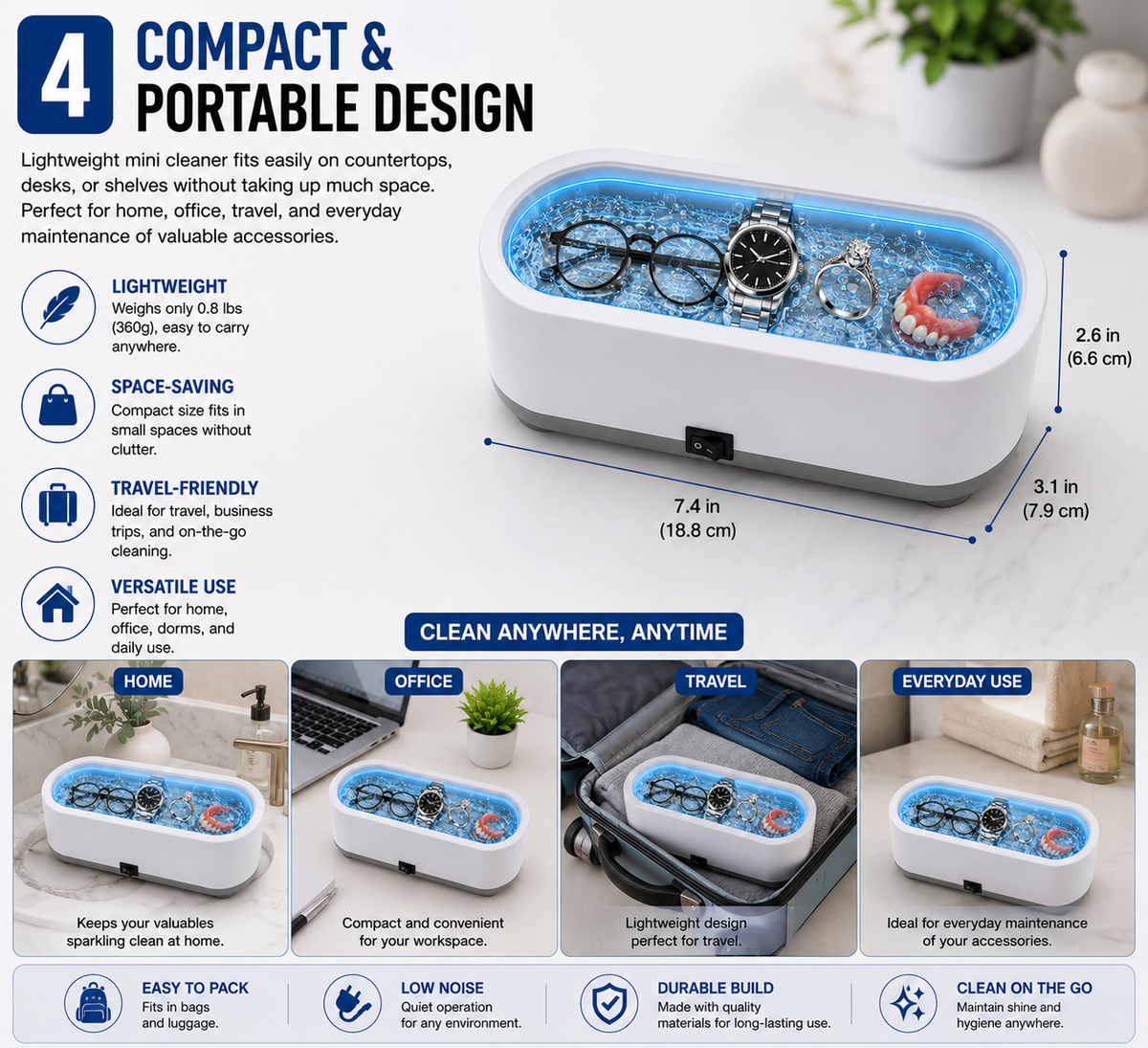 5. Compact & Portable Design