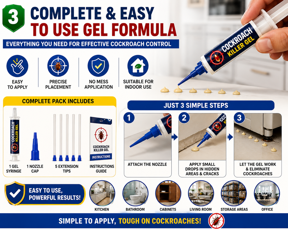 3. Safe & Easy-to-Use Gel Formula