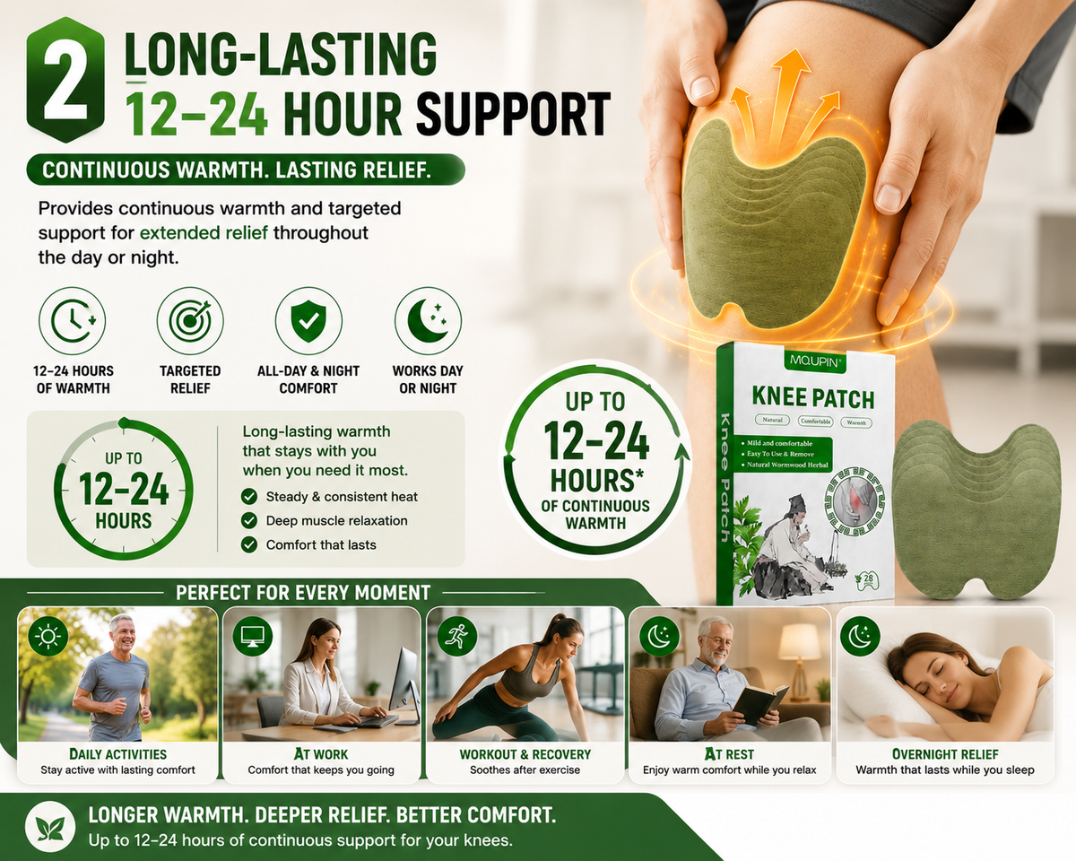 2. Long-Lasting 12–24 Hour Support