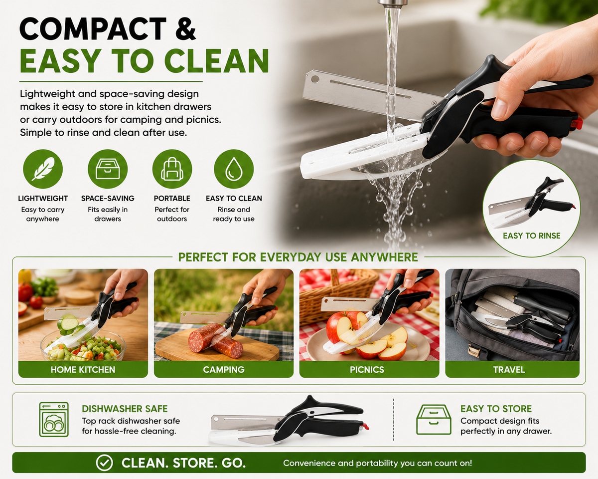 4. Compact & Easy to Clean