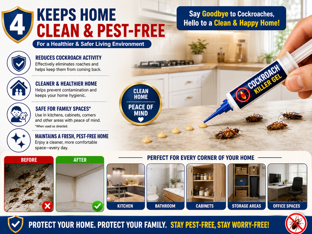 4. Keeps Home Clean & Pest-Free