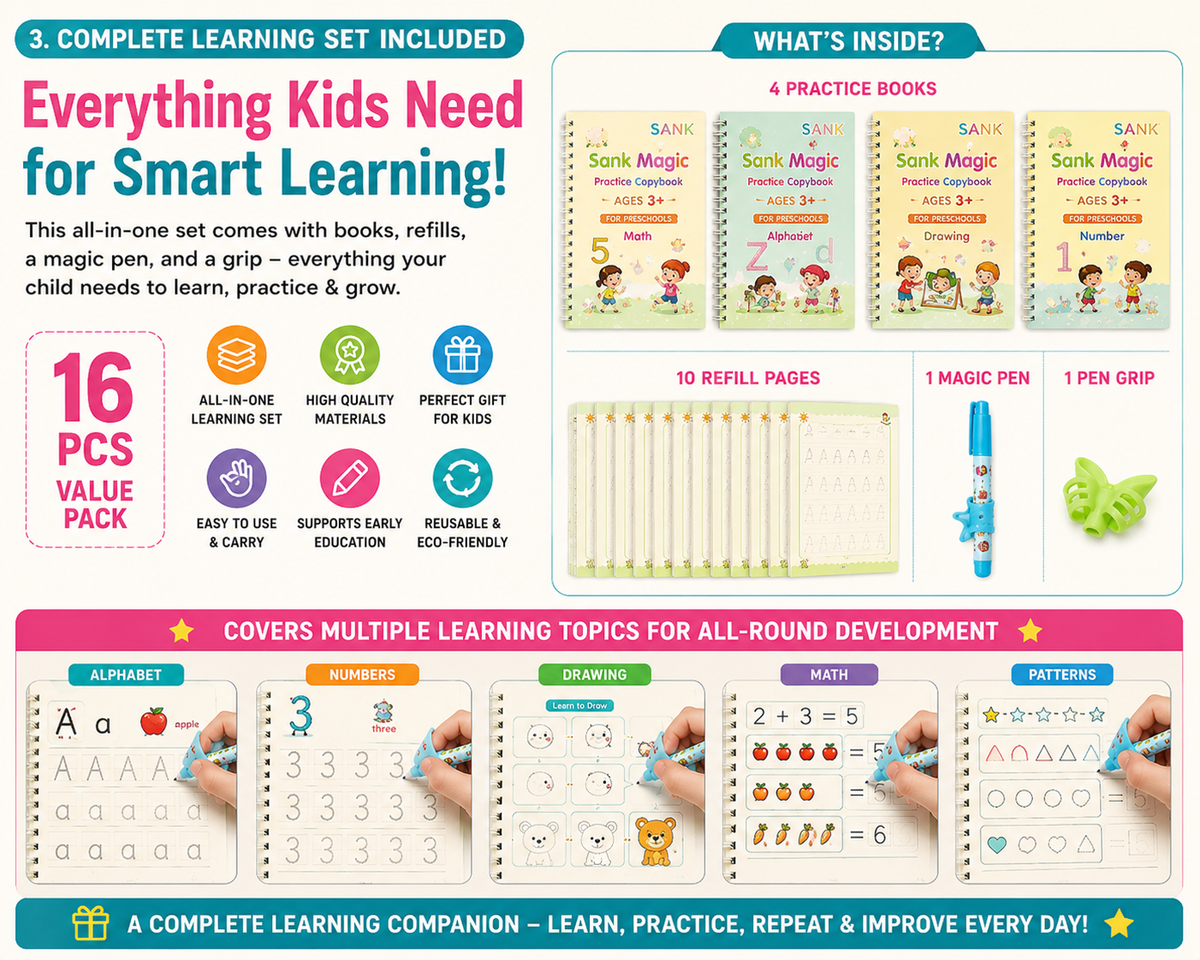 3. Complete Learning Set Included